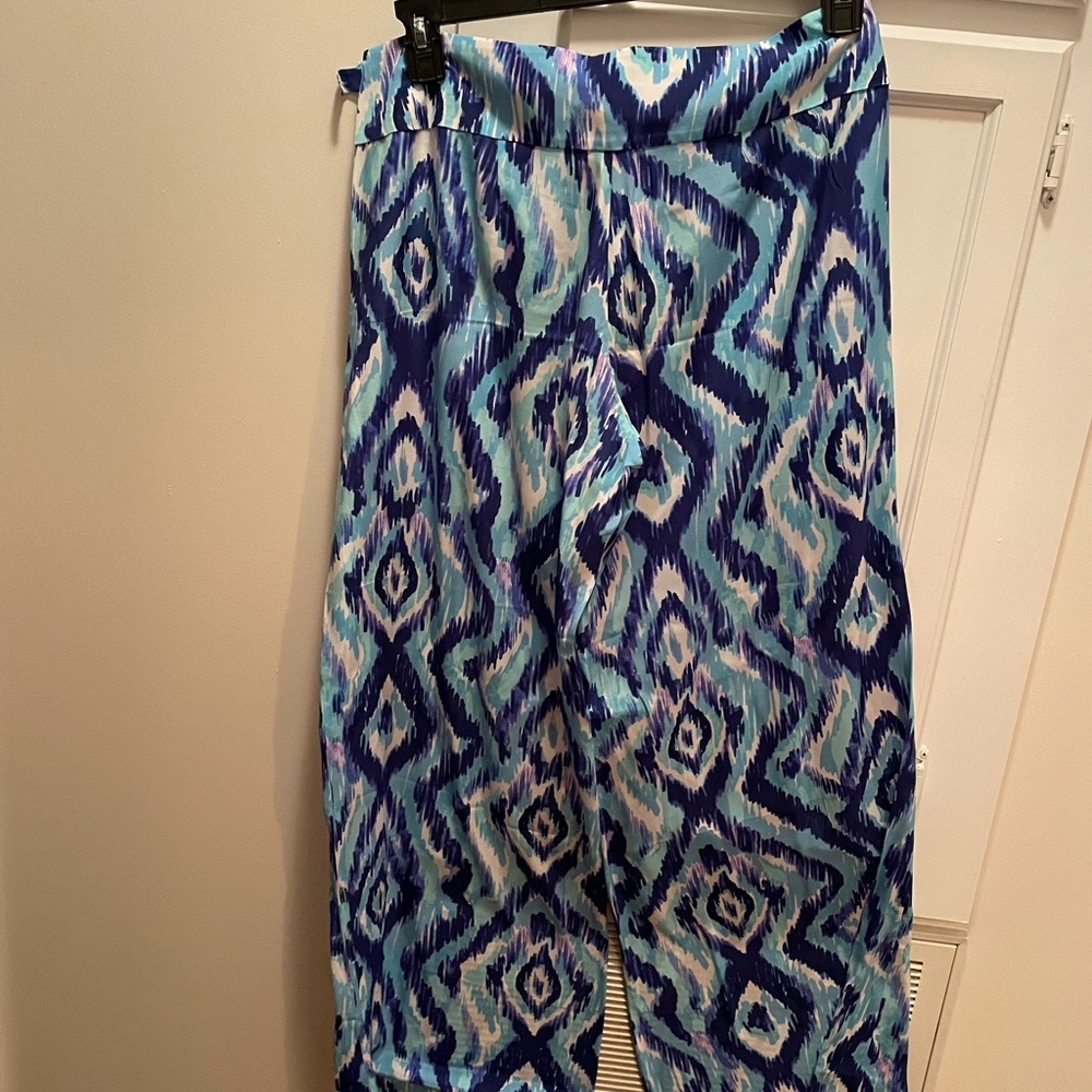 SOLD locally LILY PULITZER $198 NWT Lolani Silk Palazzo pant
